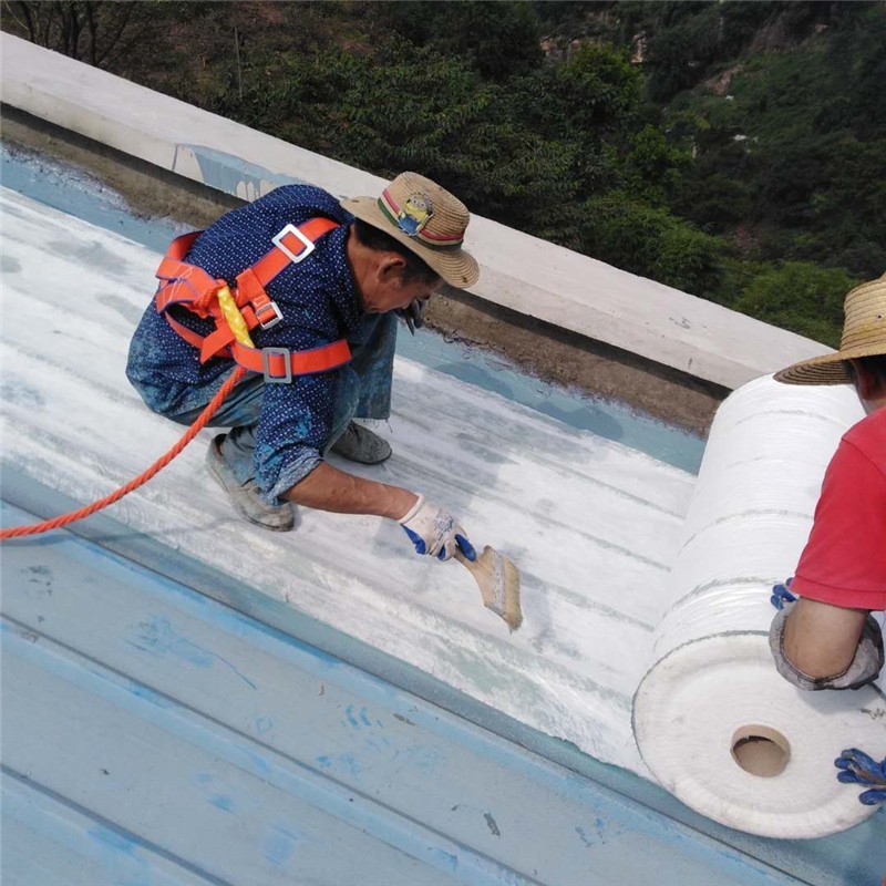 金屬屋面滲漏水維修施工防水加筋布鋪貼.jpg