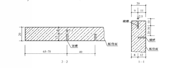 干掛石材板材結構示意圖1